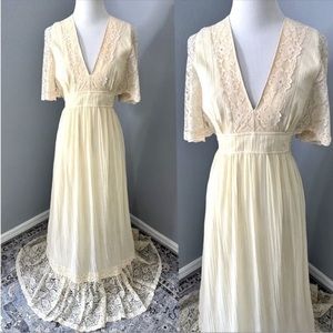 Vintage Candi Jones California cottagecore, prairie dress